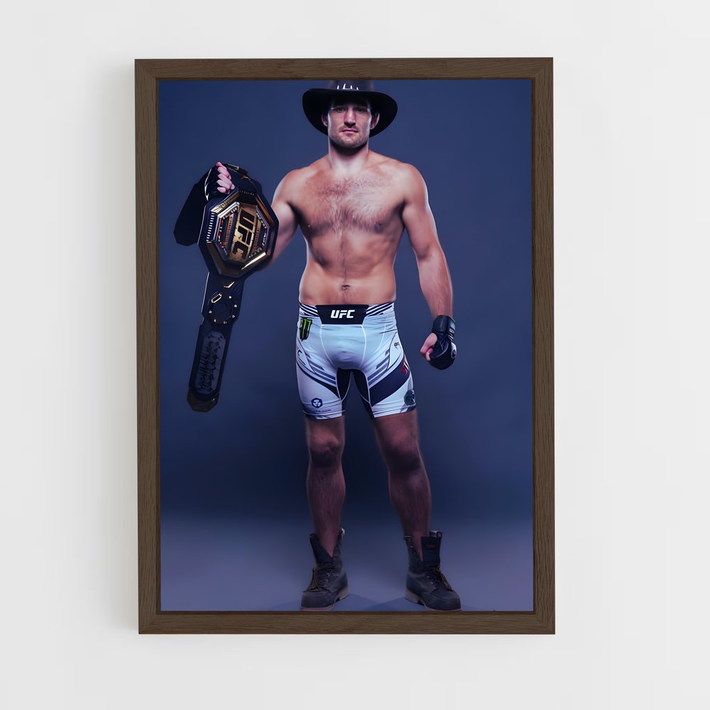 Poster L'Homme à la Tronçonneuse – affiche MMA (vue 5)